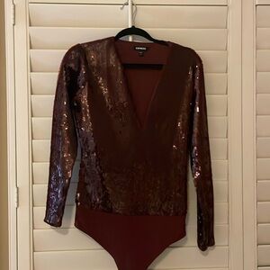 Express sequin bodysuit